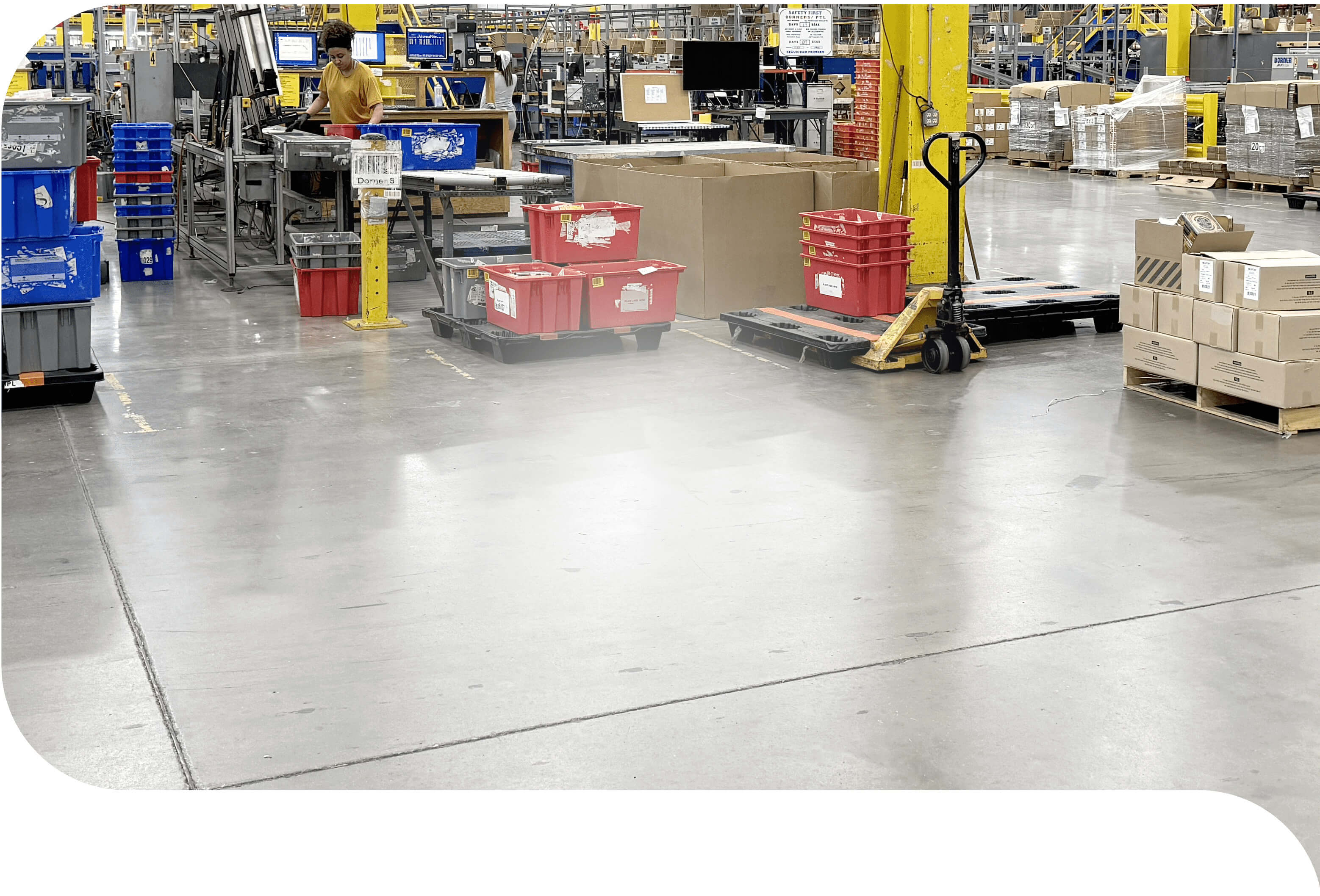 Consumer direct fulfillment background