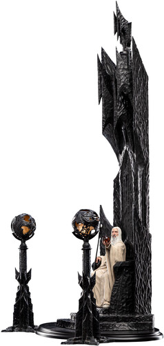 LORD OF THE RINGS Saruman and the Fire of Orthanc 1/6 Polystone Statue Weta