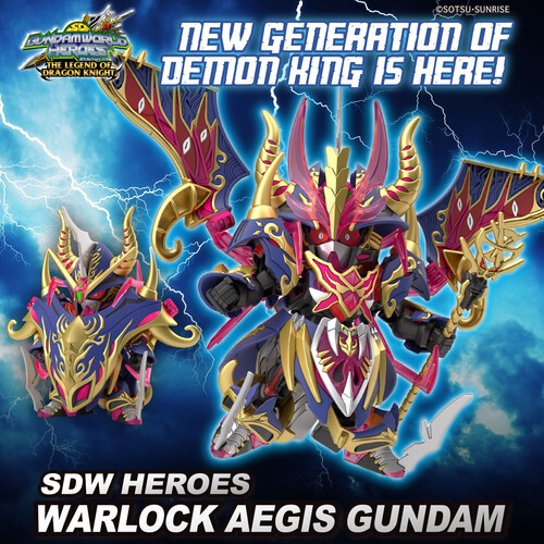 SDW Heroes Knight Strike Gundam & Warlock Aegis Gundam revealed! – De