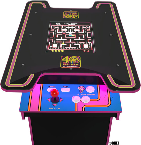 Buy Arcade1Up MS. PAC-MAN Head-to-Head Gaming Table with Light Up Decks ...