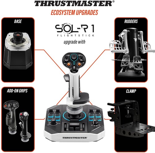 Sol R 1 Buy Thrustmaster SOL-R 1 FlightStick at GameFly | GameFly